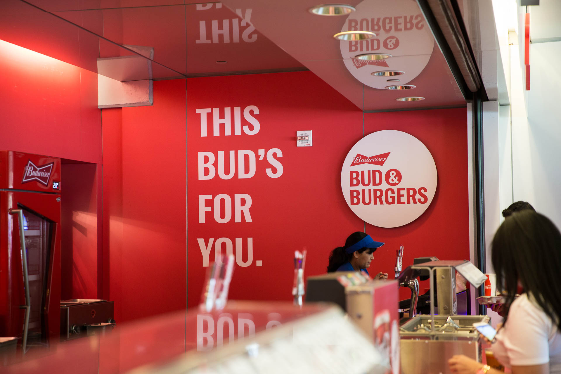 bud and burger custom fabricated concession