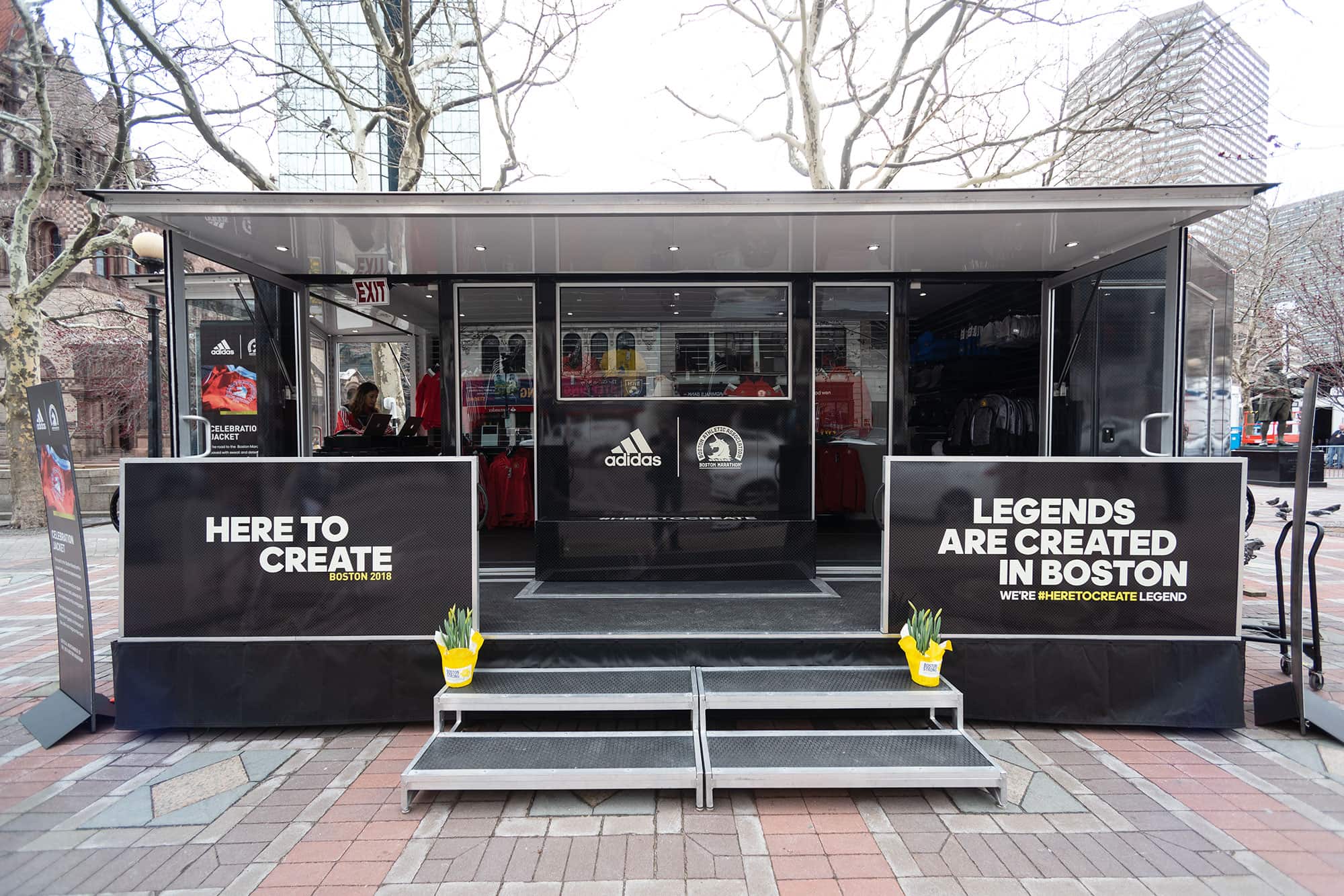 experiential retailAdidas Experiential Marketing Agency - Event Production for Adidas - Boston Marathon